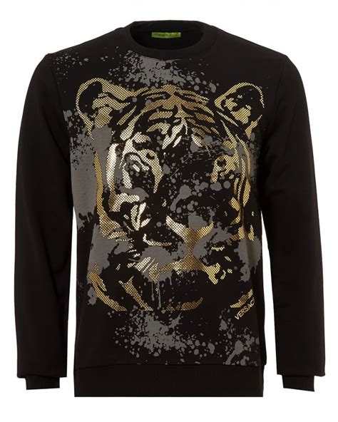 versace tigre hoodie|Men's Versace Hoodies .